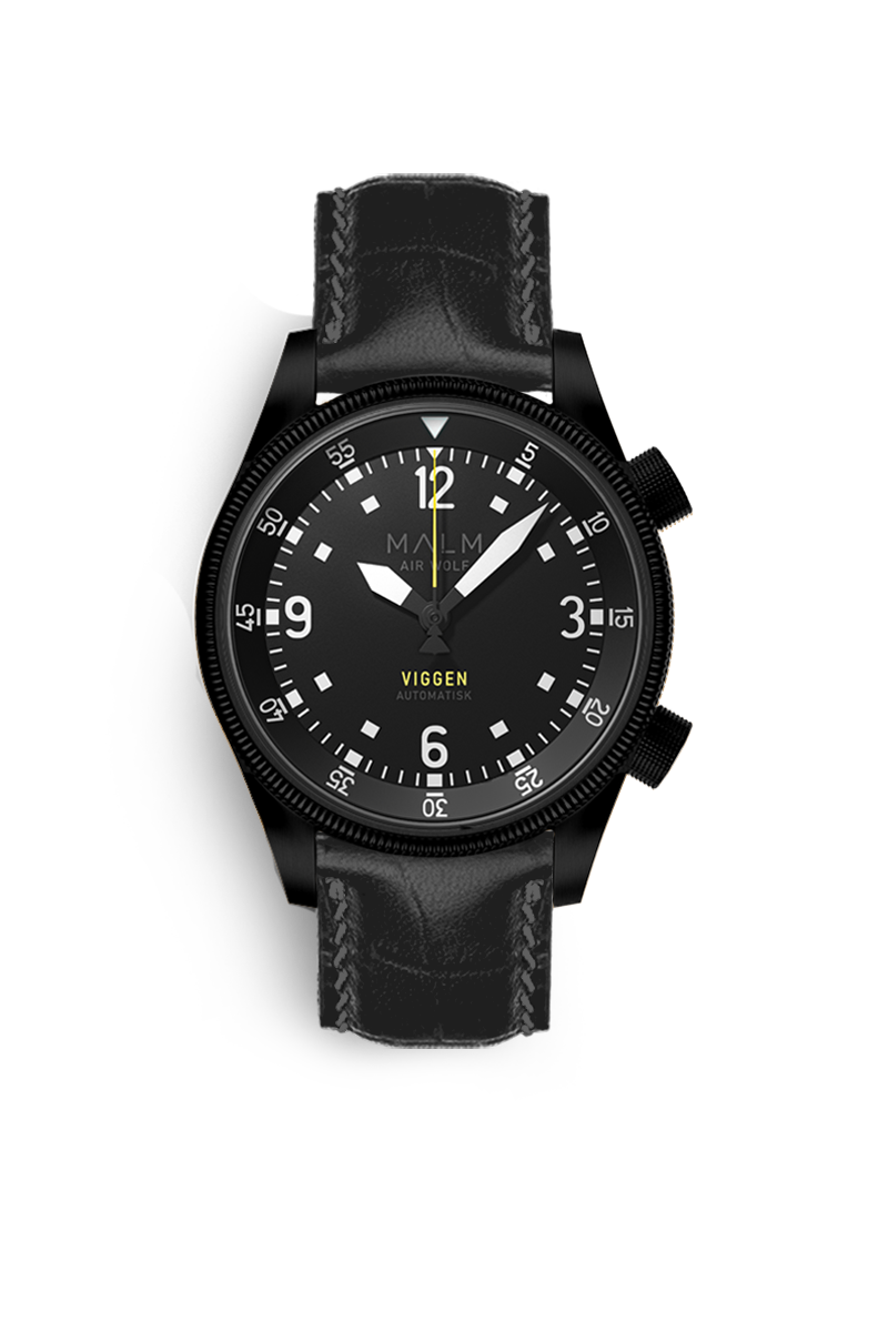 Air Wolf Viggen Swiss Black DLC Automatic G100