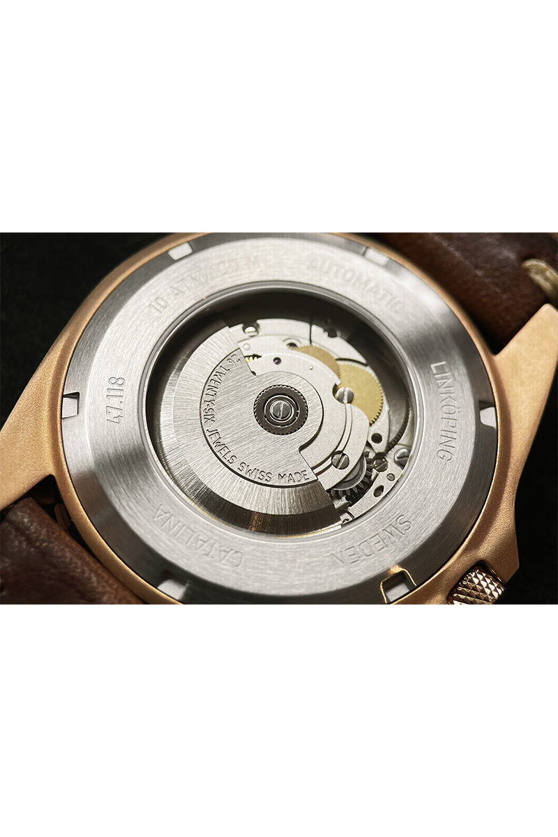 marve belle ラリマー 9mm 17cm ② 表　裏 Catalina Green Bronze Swiss Automatic 43 | MALM Watches – MALM watches