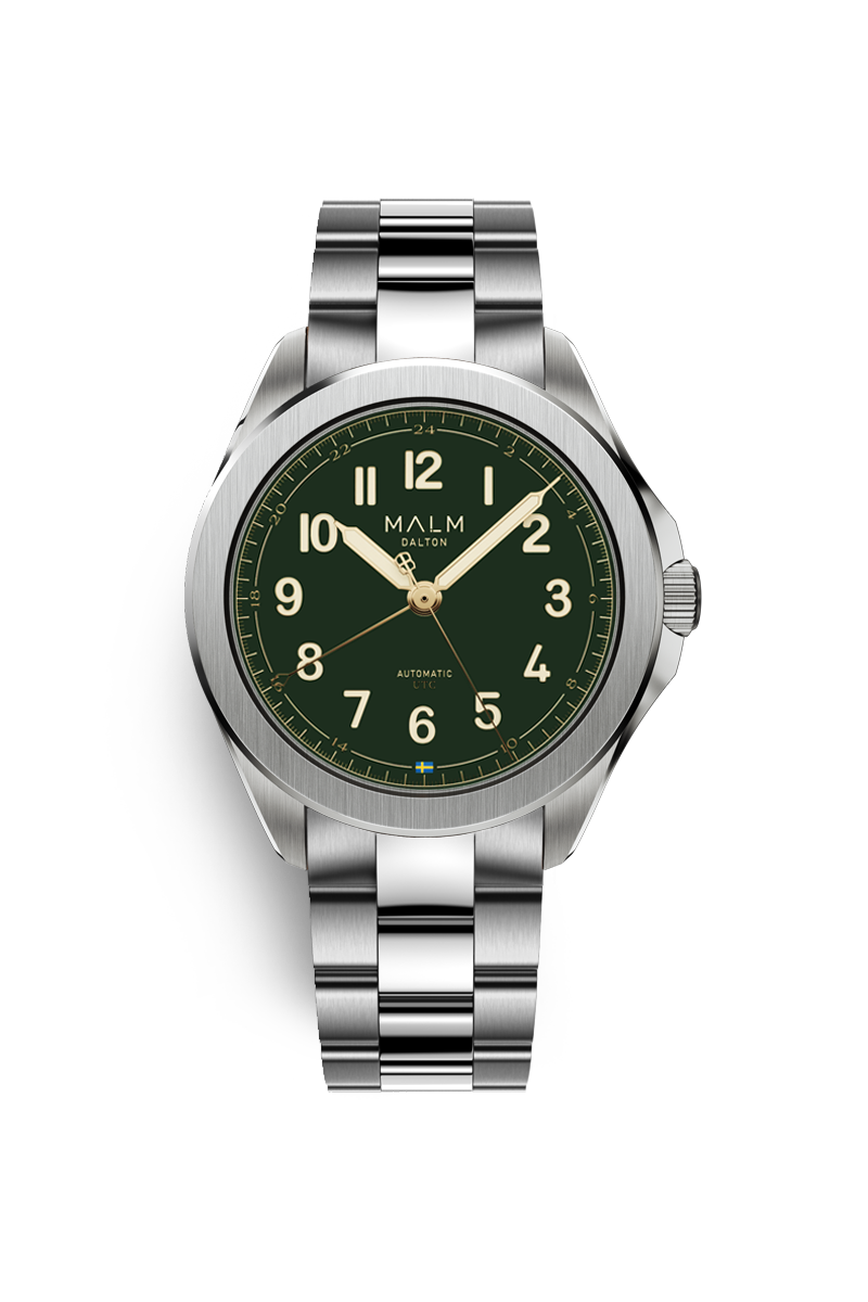 pilot watch dalton green automatic UTC 38