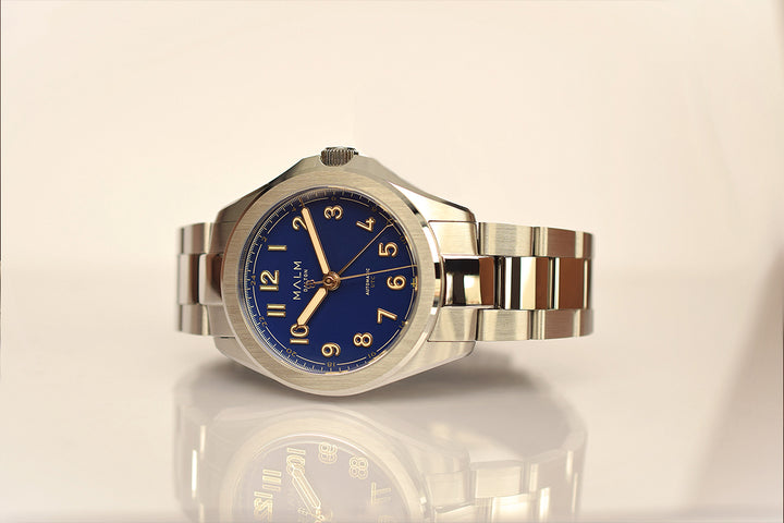 Dalton Blue UTC Automatic 38 | MALM Watches – MALM watches