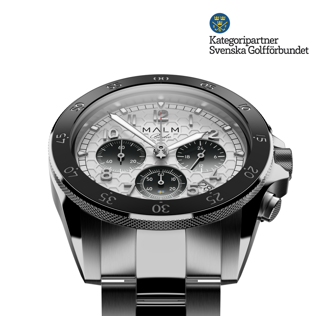 Dalton Birdie Black Chronograph 41 – MALM watches