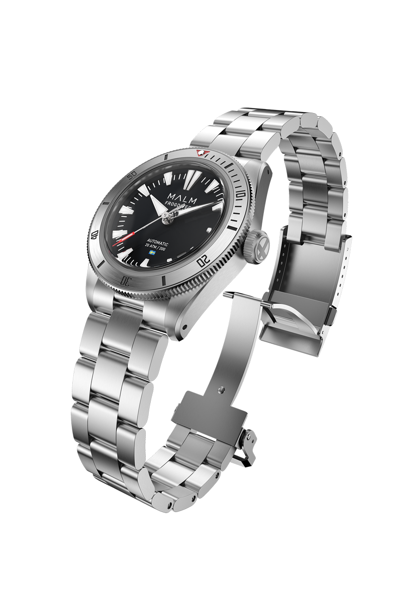 Pre-Order: Frogdiver II Black 39 Swiss Automatic