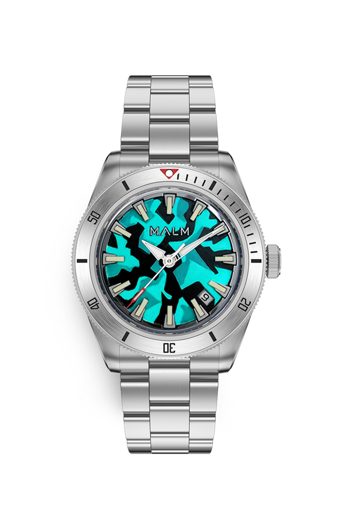 Merman トゥーダラー　M Art Frogdiver 39 Sea Tiger - Art Edition | MALM Watches – MALM watches