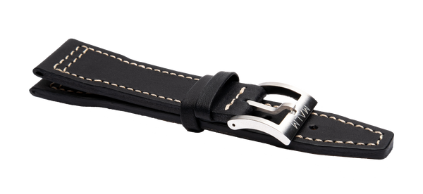 Leather Strap ACE Maverick 22 mm Black